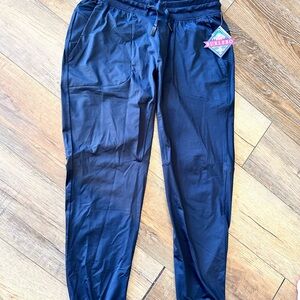 BURLEBO Men's Black Jogger Pants